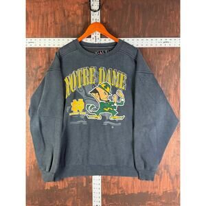 Notre Dame Fightin' Irish Galt Sand Player Issue Crewneck DL 94 Vintage XL NCAA
